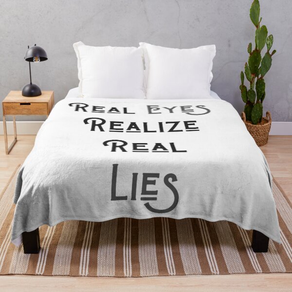 Item preview, Real Eyes, Realize...Real Lies designed and sold by ApparelFactory.