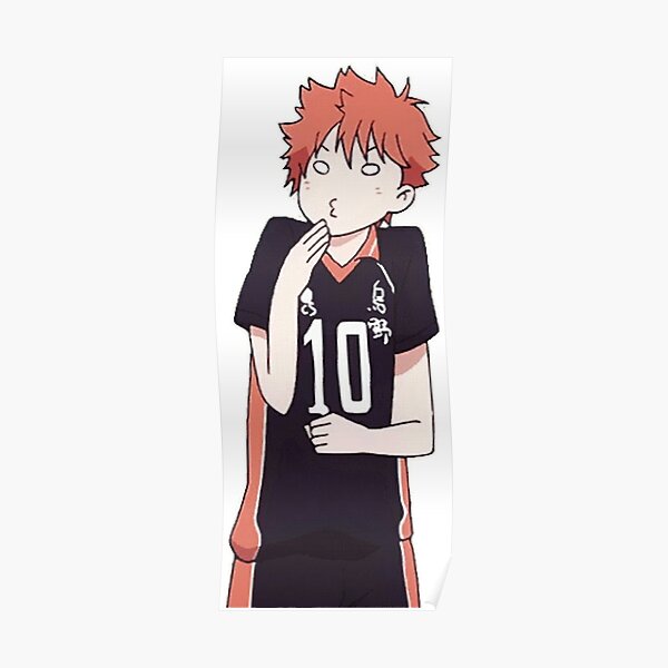 Shoyo Hinata Haikyuu Oops Poster By Elsogoals Redbubble