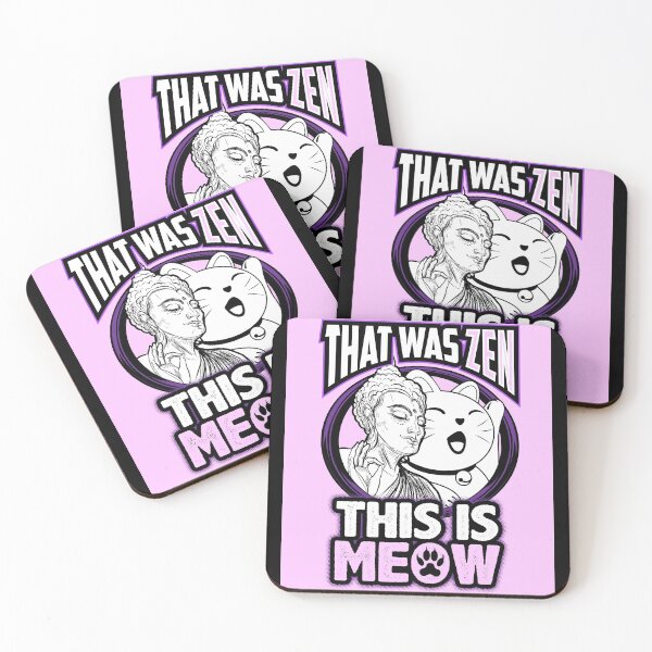 Item preview, That was Zen This is Meow Pink designed and sold by BossyBrit.