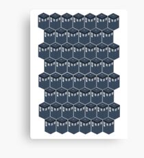 Timey-Wimey Tessellation Canvas Print