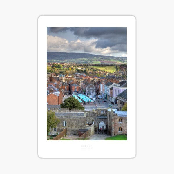 Ludlow, Shropshire Sticker