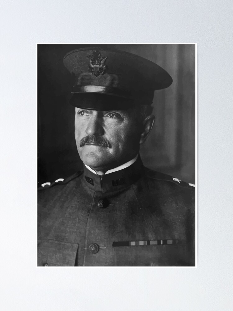 John J Pershing Poster By Warishellstore Redbubble