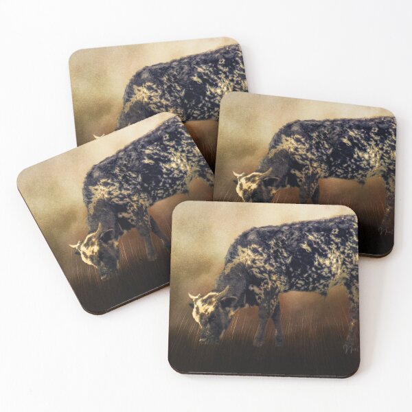 Item preview, Long Horn Cow Farm Animal Farmhouse Art Modern Country Decor A337 designed and sold by byNicol.