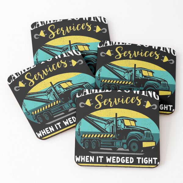 Item preview, Funny Camel Towing Services Gift Design Idea print designed and sold by Lisbob.