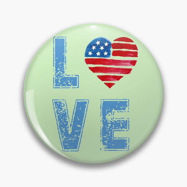 Artikelvorschau, glücklicher Unabhängigkeitstag Liebe USA entworfen und verkauft von John Hana.