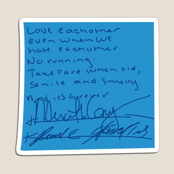 Aperçu de l'œuvre Post-it de Grey - Le mariage de Meredith et Derek créée et vendue par jennars.