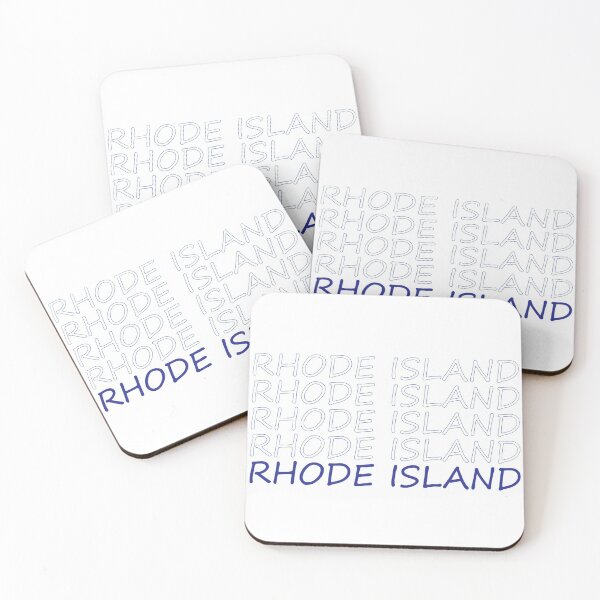Item preview, Rhode Island Blue Repeating bold Uppercase designed and sold by artbylukas.