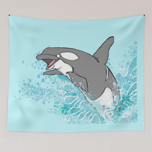 Item preview, Splish Splash Keep Our Oceans Free of Trash designed and sold by EmDrawsAnimals.