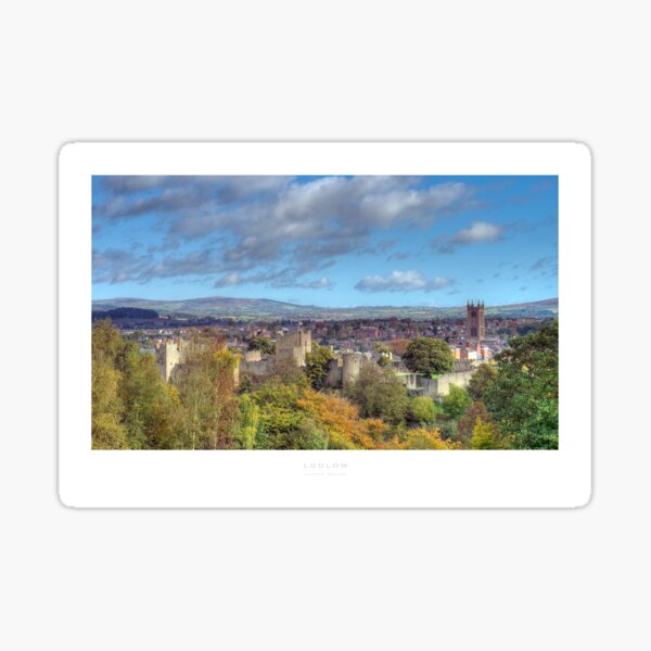 Ludlow, Shropshire Sticker