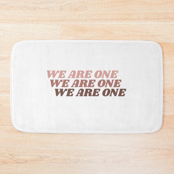 Item preview, WE ARE ONE TEXT designed and sold by isobelcough.