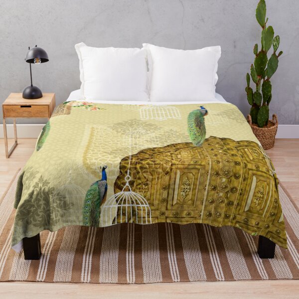 Item preview, Jardín mogol en la India - impresión de pavo real en la puerta designed and sold by Anjali  Verma.