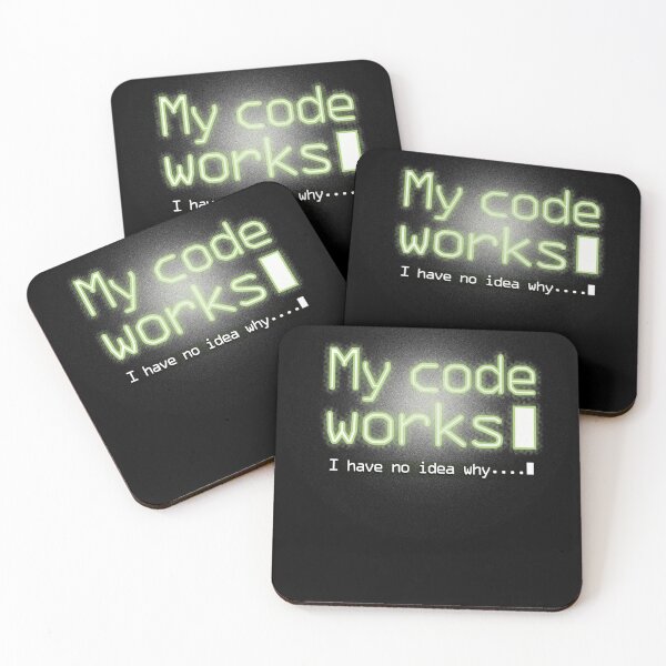 Item preview, My Code Works, I have no idea why designed and sold by BossyBrit.