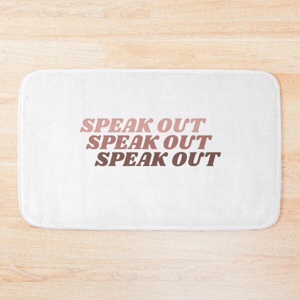 Item preview, SPEAK OUT TEXT designed and sold by isobelcough.