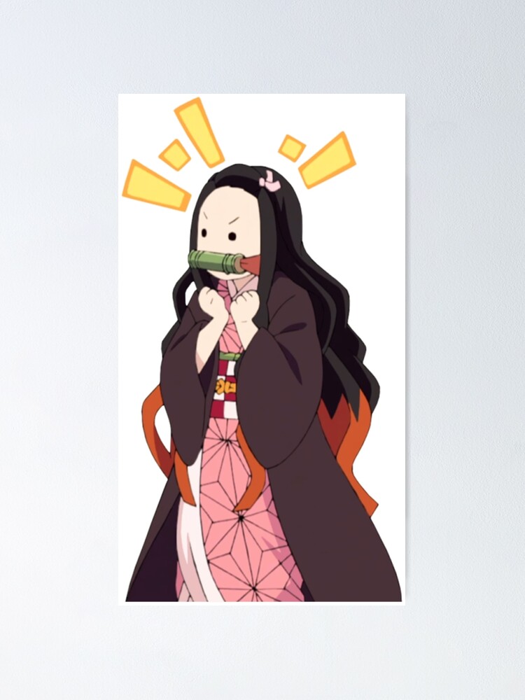 Nezuko Kamado Demon Slayer Kimetsu No Yaiba Poster By Elsogoals Redbubble