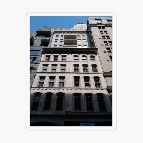 Apartment, New York, Manhattan Transparent Sticker