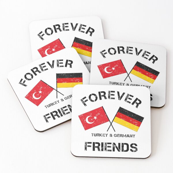 Item preview, Germany Turkey flag flag crossed friends designed and sold by GeogDesigns.