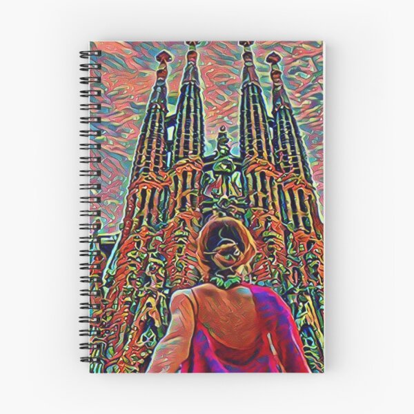 Item preview, Spain Sagrada Familia Artistic Illustration Corrosive Style designed and sold by D4li98.
