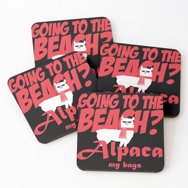 Item preview, Alpaca llama beach vacation designed and sold by Imutobi.