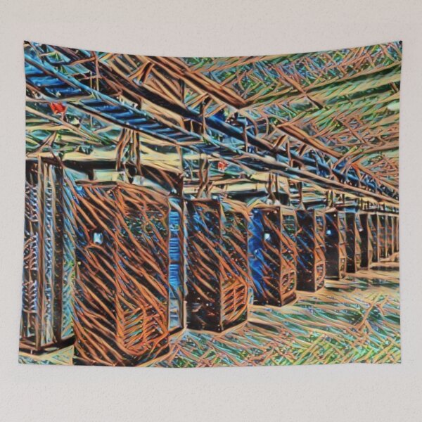 Item preview, Sweden Luleå Facebook Data Center Artistic Illustration Wire designed and sold by D4li98.