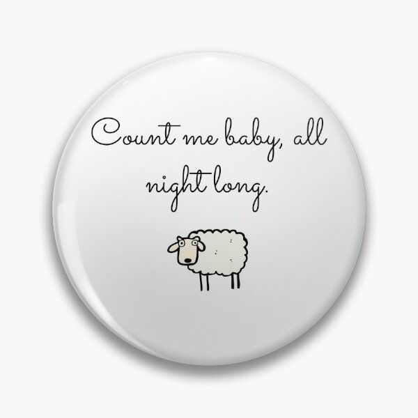 Item preview, Count me baby, all night long. Cute design with funny sheep. designed and sold by 4empowear.
