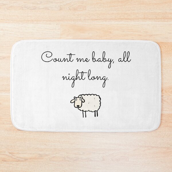 Item preview, Count me baby, all night long. Cute design with funny sheep. designed and sold by 4empowear.