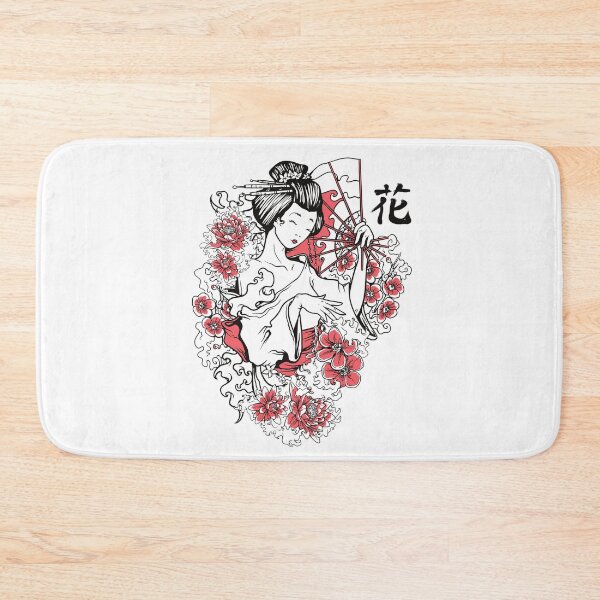 Item preview, Geisha with flowers designed and sold by PassKoms.