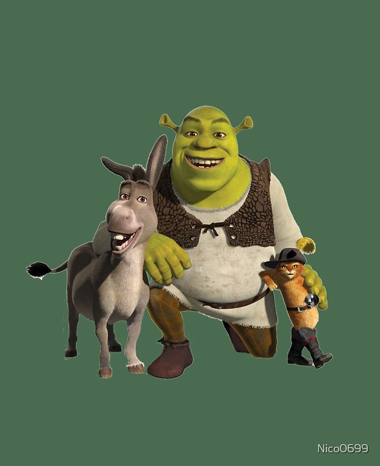 Puss in Boots, Shrek and Donkey iPad Case & Skin for Sale by Morphey22