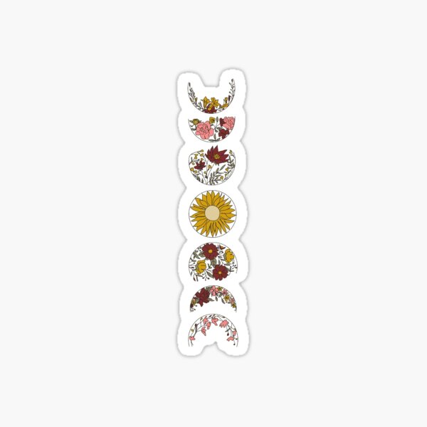 Item preview, flower moon phases designed and sold by xandriab.