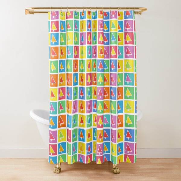 Colourful Trees Shower Curtain