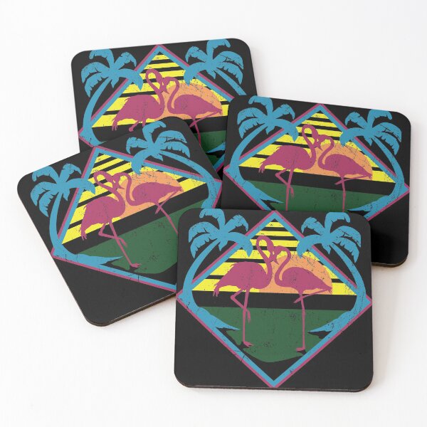 Item preview, Flamingo at Sunset Cool Retro Gift Design Idea design designed and sold by Lisbob.