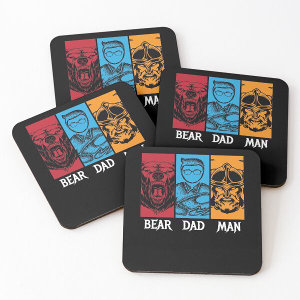 Item preview, Bear Dad Man Bearded Man designed and sold by MooonTees.