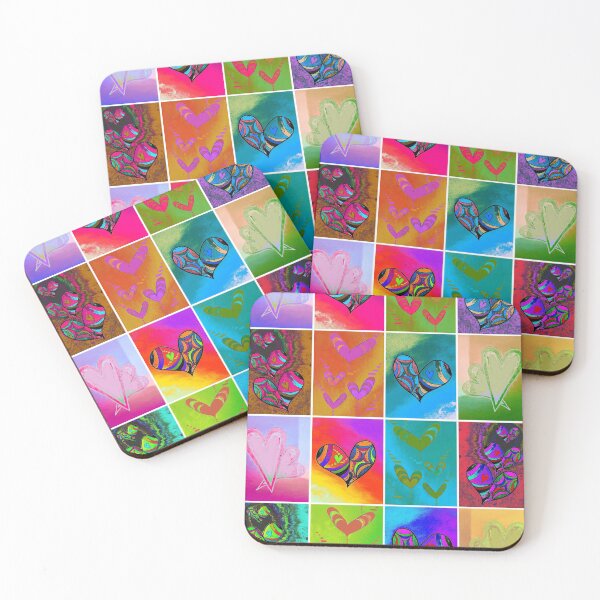 Item preview, Colorful Love Collage - Hearts for Days designed and sold by ckylin.