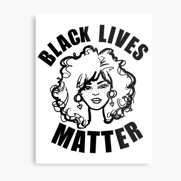 Black Lives Matter Metal Print