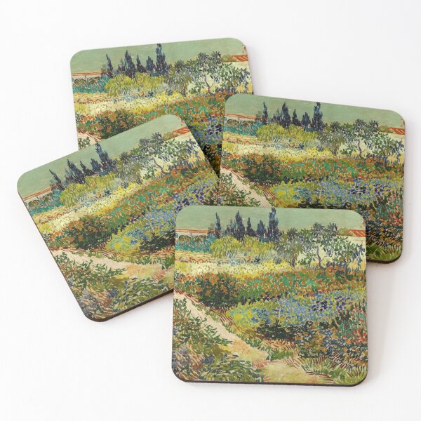 Item preview, Garden at Arles, Flowering Garden with Path, 1888, by Vincent van Gogh designed and sold by Pavel Polyansky.