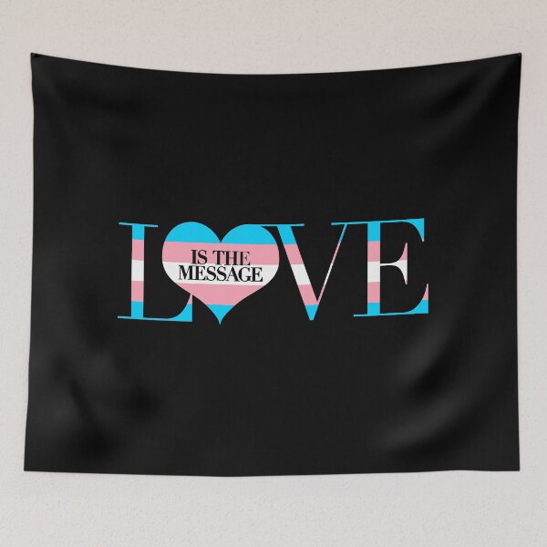 Item preview, Love Is The Message - Trans Pride designed and sold by Nazonian.