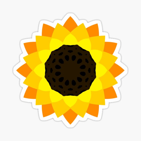 Download Sunflower Cricut Stickers Redbubble