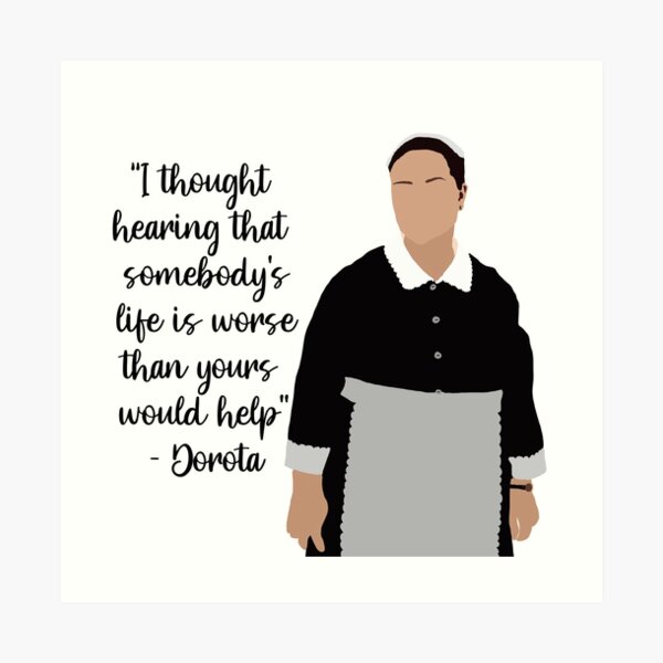 Dorota Gossip Girl Funny Quote Art Print By Gracetutty Redbubble