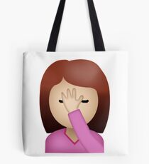 Lady Palm Gesicht Emoji Tote Bag