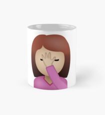 Lady Palm Gesicht Emoji Tasse (Standard)