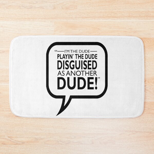 Item preview, The Dude Playing The Dude designed and sold by rogue-design.