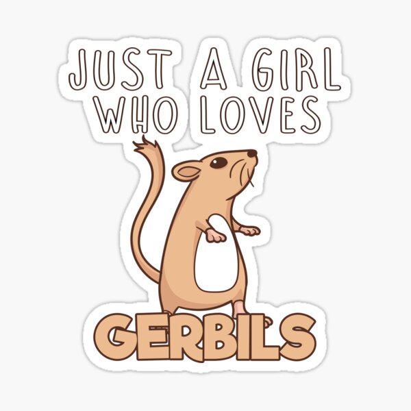 Vista previa del artículo con la obra «SOLO UNA CHICA QUE AMA A LOS GERBILS», diseñado y vendido por LahcenZabir.