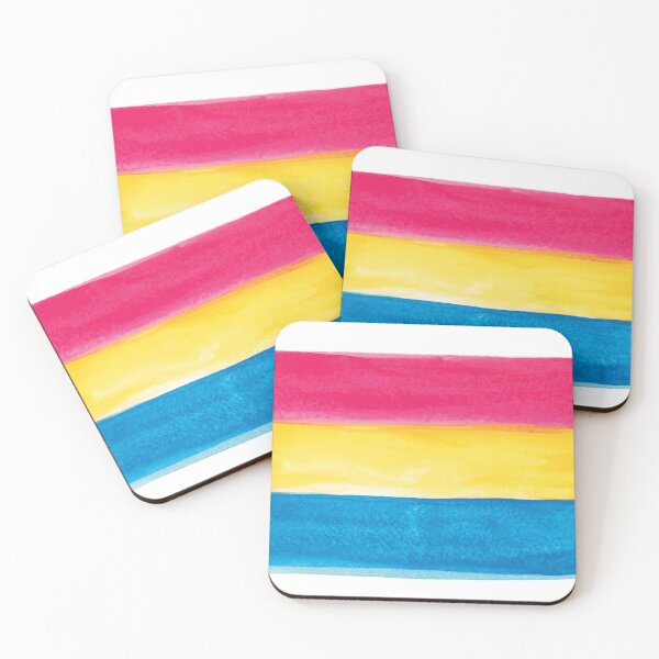 Item preview, pansexual flag - pride flag watercolor designed and sold by vethereal.