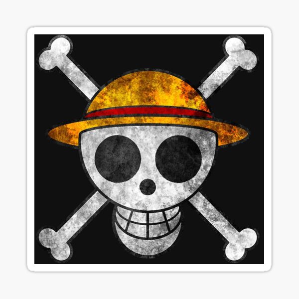 Straw Hat Pirates Flag Stickers Redbubble