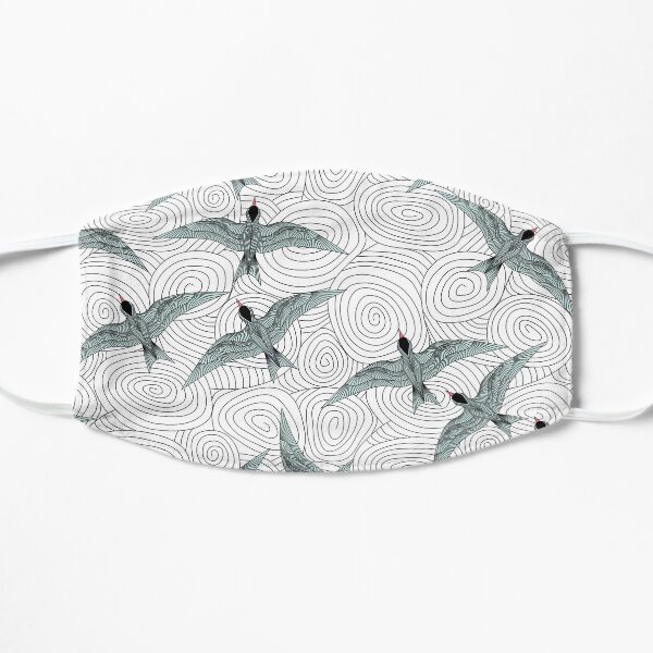 Arctic Terns Flat Mask