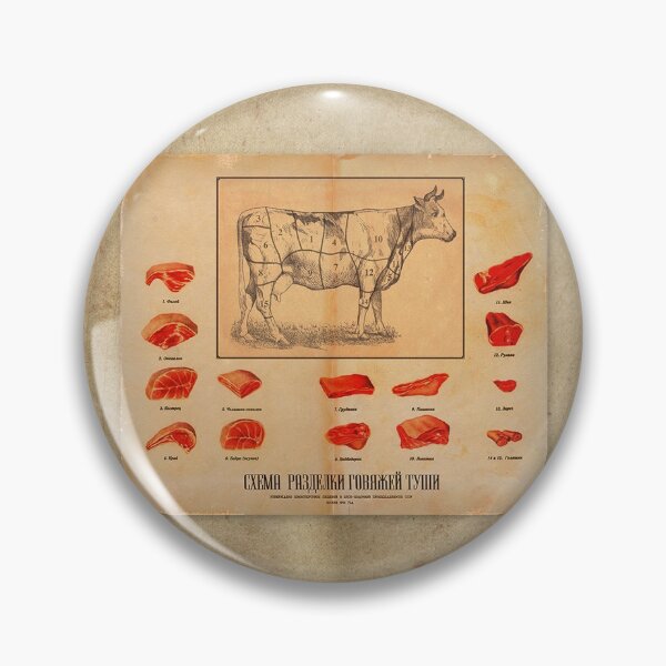 Item preview, Vintage Meat Ad designed and sold by Val Goretsky.