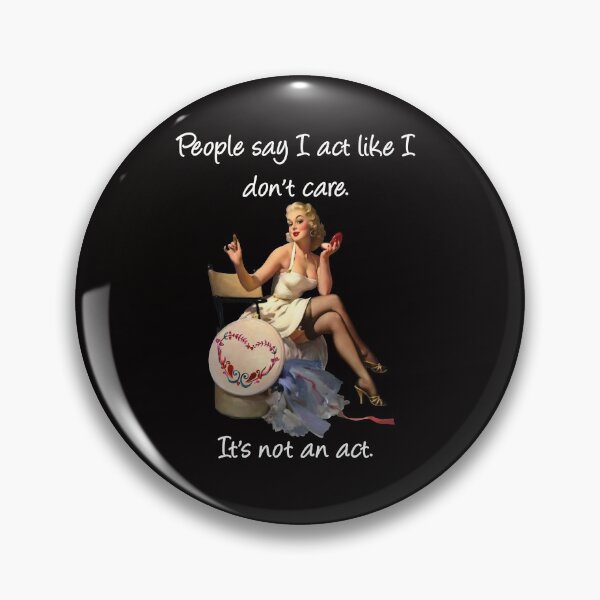 Item preview, Retro Pinup Sarcastic Humor designed and sold by sunshine64.