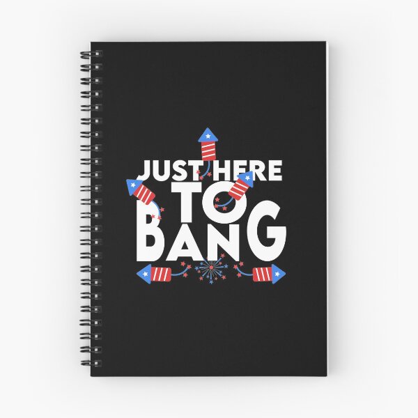 Item preview, Just Here To Bang fireworks designed and sold by YouHappyMyHappy.