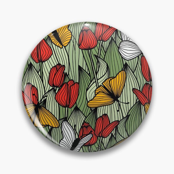 Item preview, Tulips and Butterflies designed and sold by inkblotcreative.