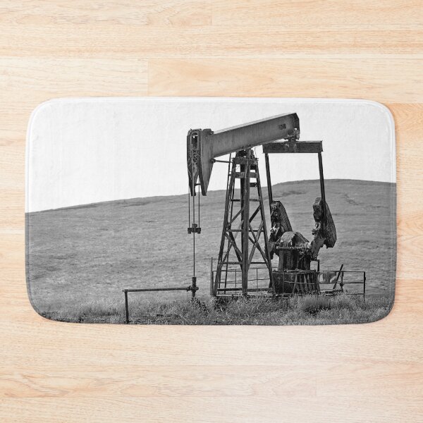 Item preview, B&W - Pumping Oil  - Coalinga, California designed and sold by Buckwhite.