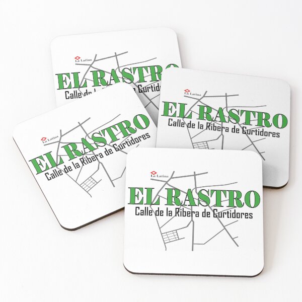 Item preview, El Rastro Street & Area Map Graphic designed and sold by Hoeker.